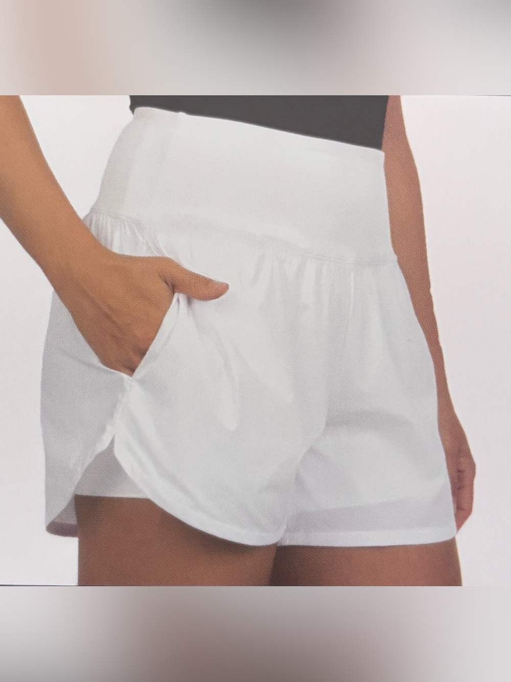 Spyder Active Women’s 2 in 1 White Athletic Woven Shorts